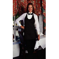 F27 Signature Black Scoop Neck Bib Apron w/ 3 Pockets